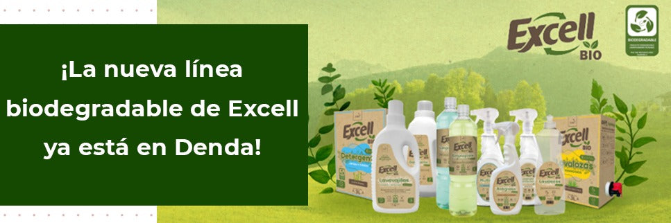 ¡La nueva línea biodegradable de Excell ya está en Denda! Conoce más.