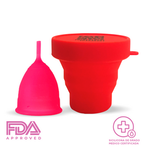 Copa Menstrual + Vaso Esterilizador - Greencare