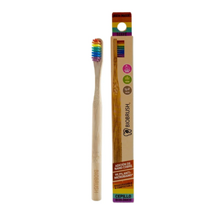 Cepillo de Bambu Rainbow + Nanocobre