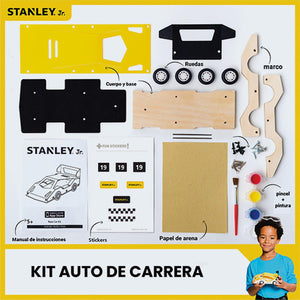 Set de Auto de Carreras Retractil - Stanley Jr.