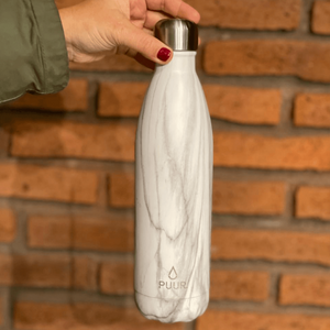 Puur Bottle White Marble 750ml - Puur