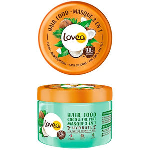 Mascara Hair-Food 3 en 1 Coco & Te Verde para cabello Normal a Seco
